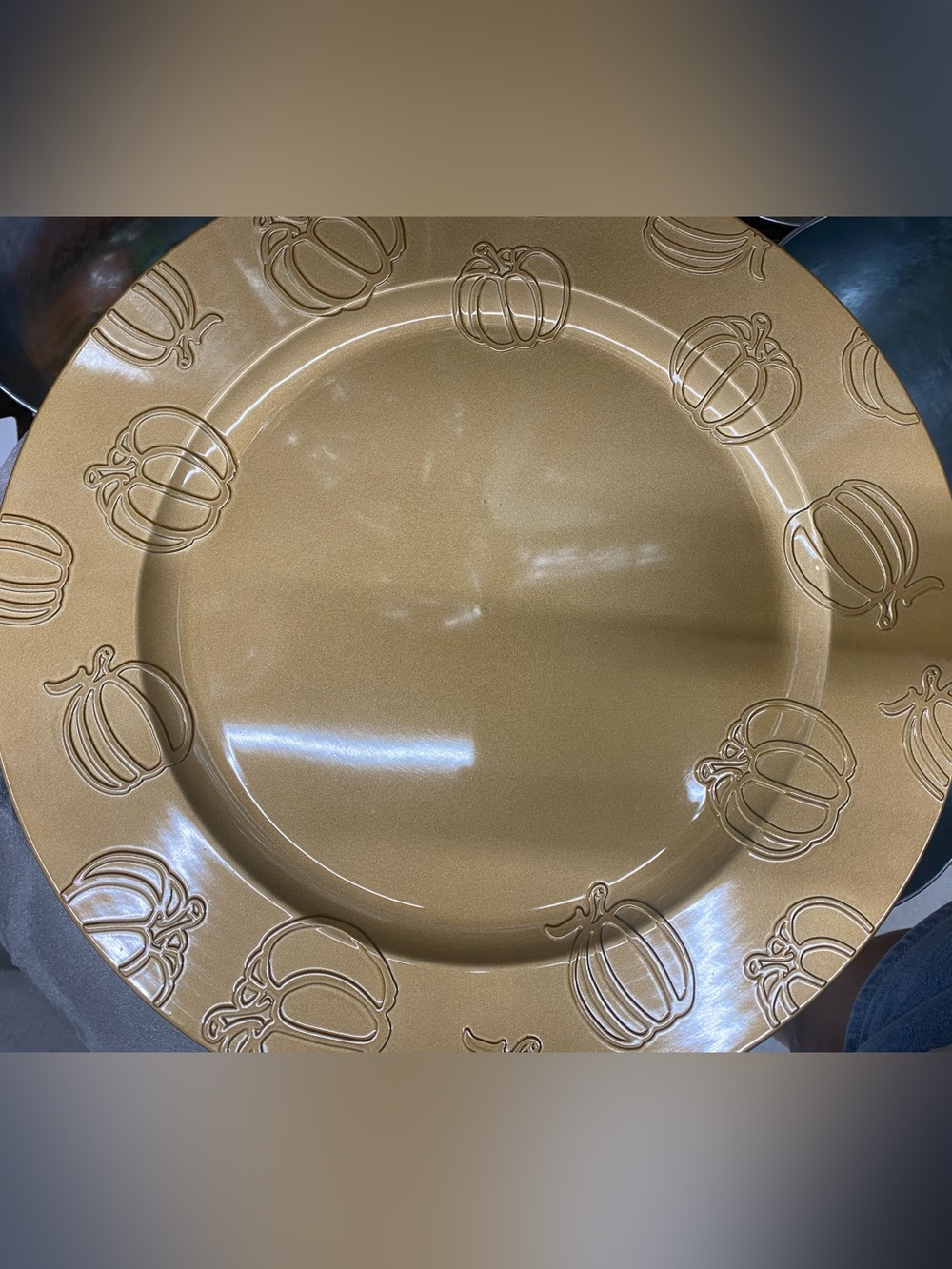 Gold Charger Plate - Home Accents